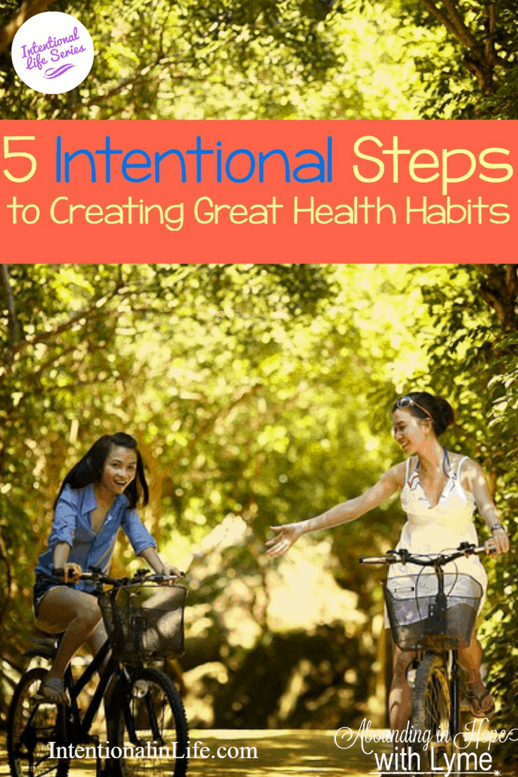Tricia shares 5 intentional steps to creating great health habits. Her tips are both simple and practical to follow and implement in your own life.