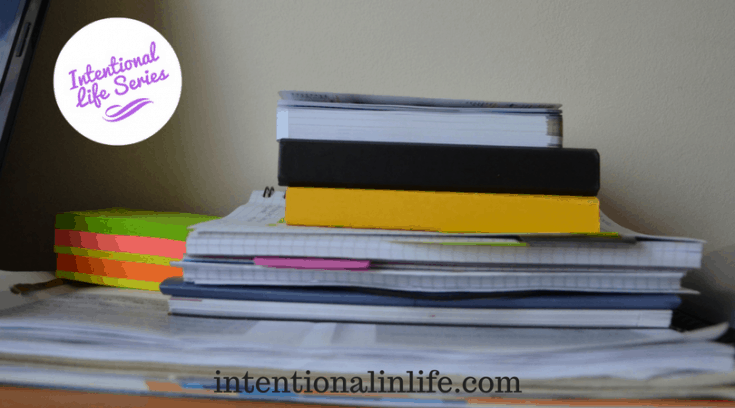Simple ways to be intentional with the plethora of information, samples, and catalogs that you receive at a homeschool convention.