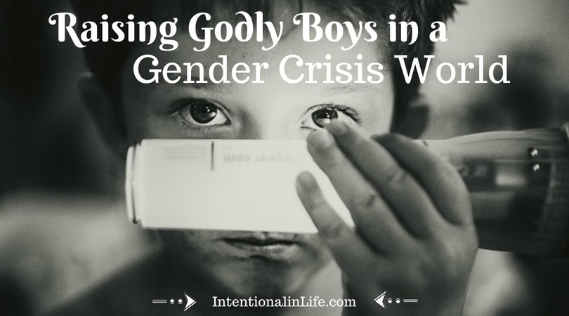 Raising Godly boys is challenging enough, let alone in the awakening of a gender crisis. The media is filled with articles on how to accept and encourage children's choice of gender. What?