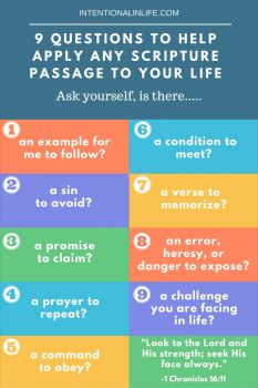 9 Questions To Help Apply Any Scripture To Your Life