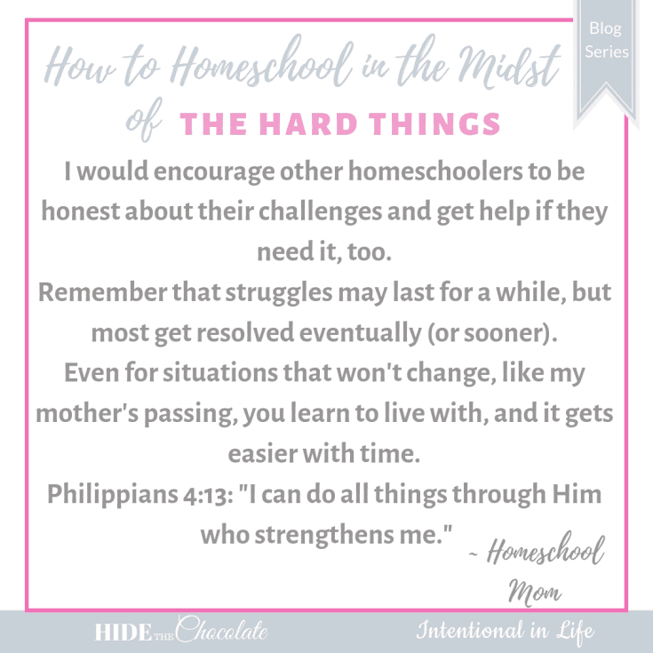 We interviewed two homeschool moms that wanted to share their stories on how they homeschooled their children through the death of a family member. 