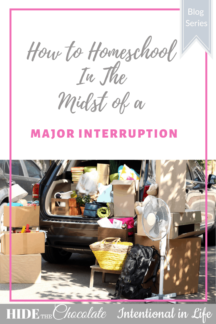 Are you in the midst of a major interruption? Or struggling with the need to meet your own expectations? Momma, you're not alone. 