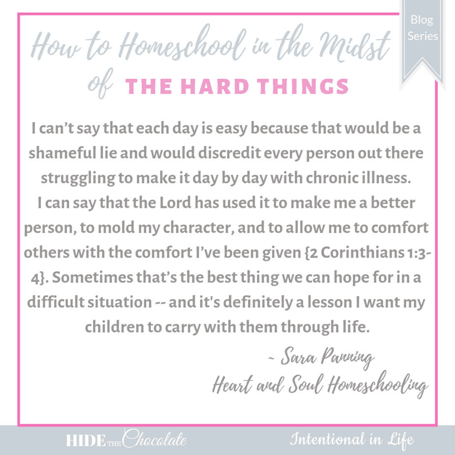 How to Homeschool with Chronic Illness - Intentional In Life